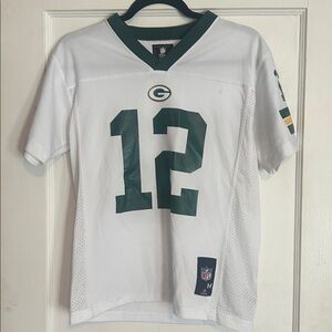 NFL Team Apparel Youth Jersey - White and Green